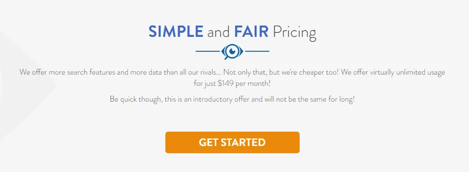 AdSpy pricing: one plan at $149 per month