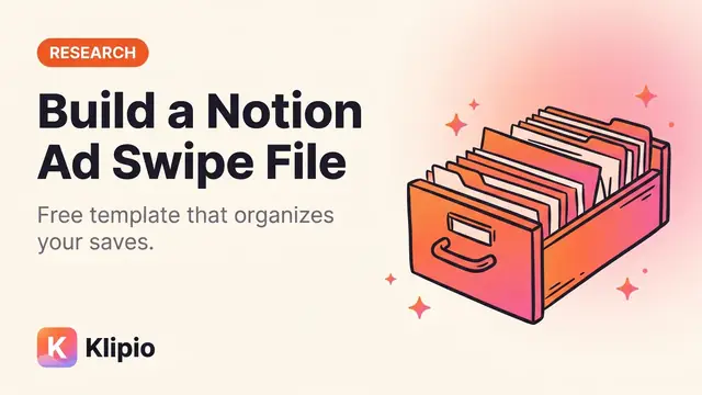 Ad Swipe File in Notion: Free Template & Setup Guide