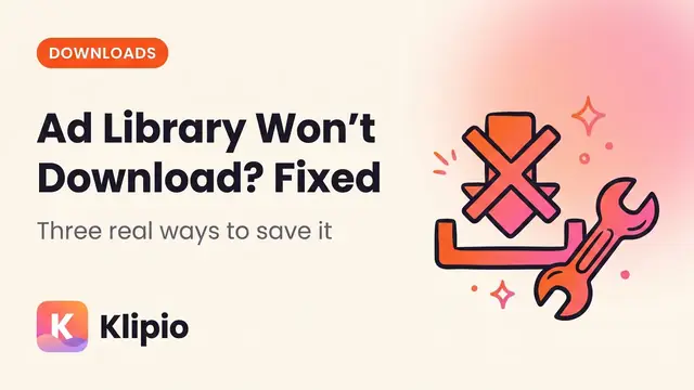Facebook Ad Library Not Downloading? Here's Why + Fixes