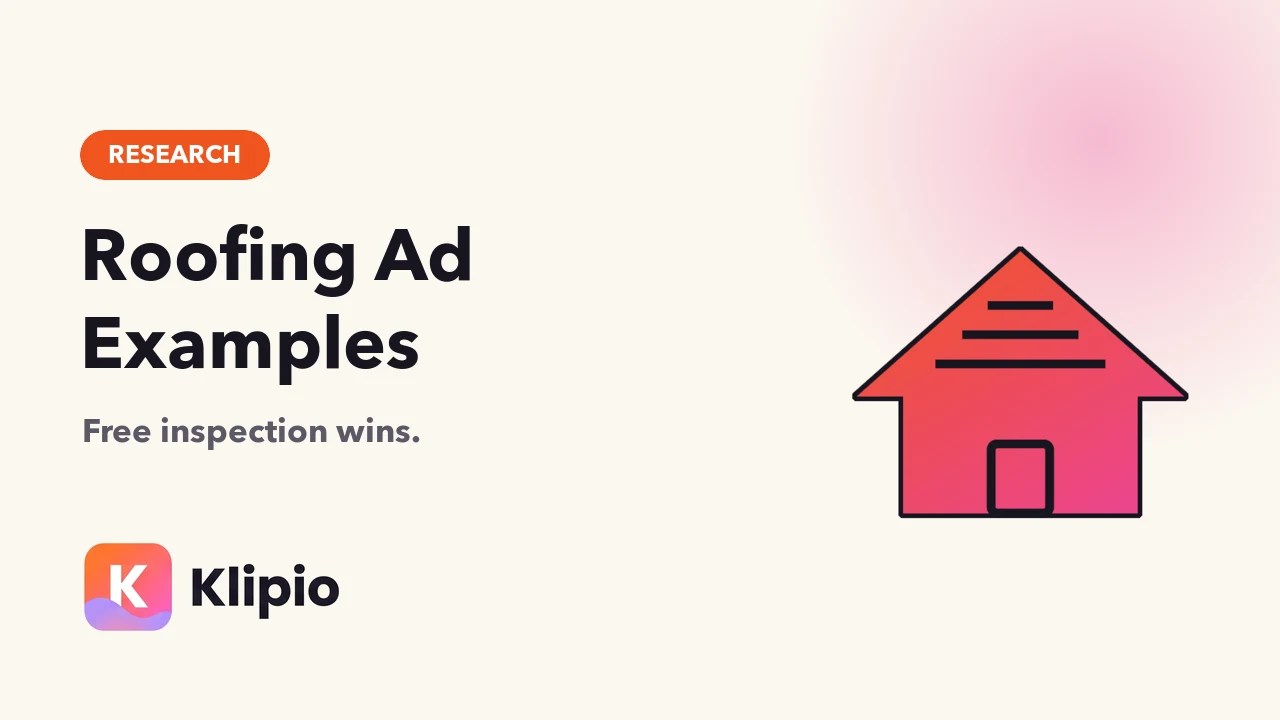Roofing Facebook Ad Examples That Book Inspections