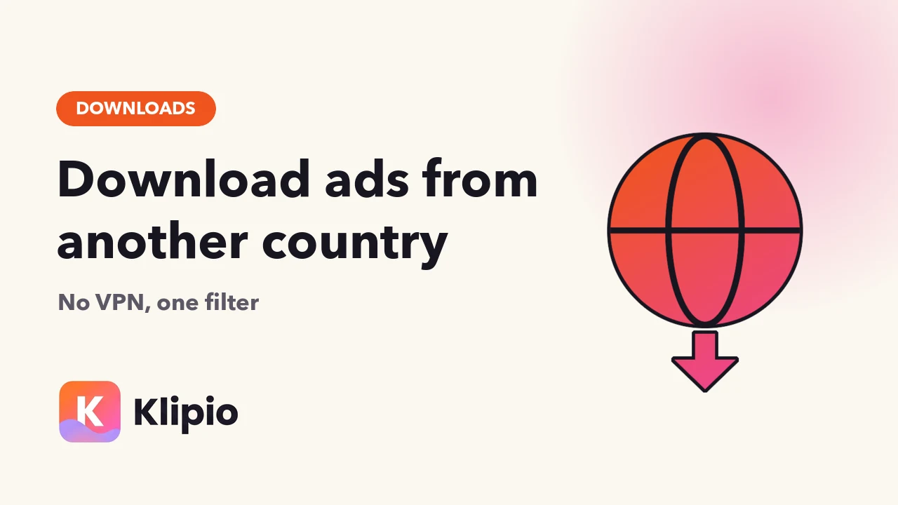 How to Download Facebook Ads From Another Country