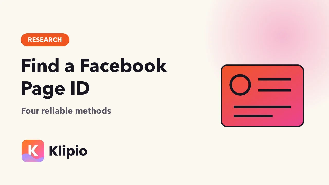 How to Find a Facebook Page ID for an Advertiser