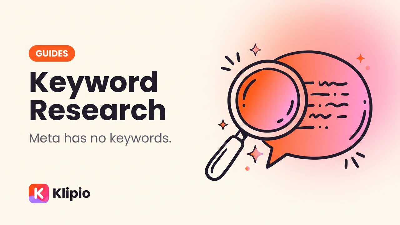 Keyword Research for Facebook Ads: What Works