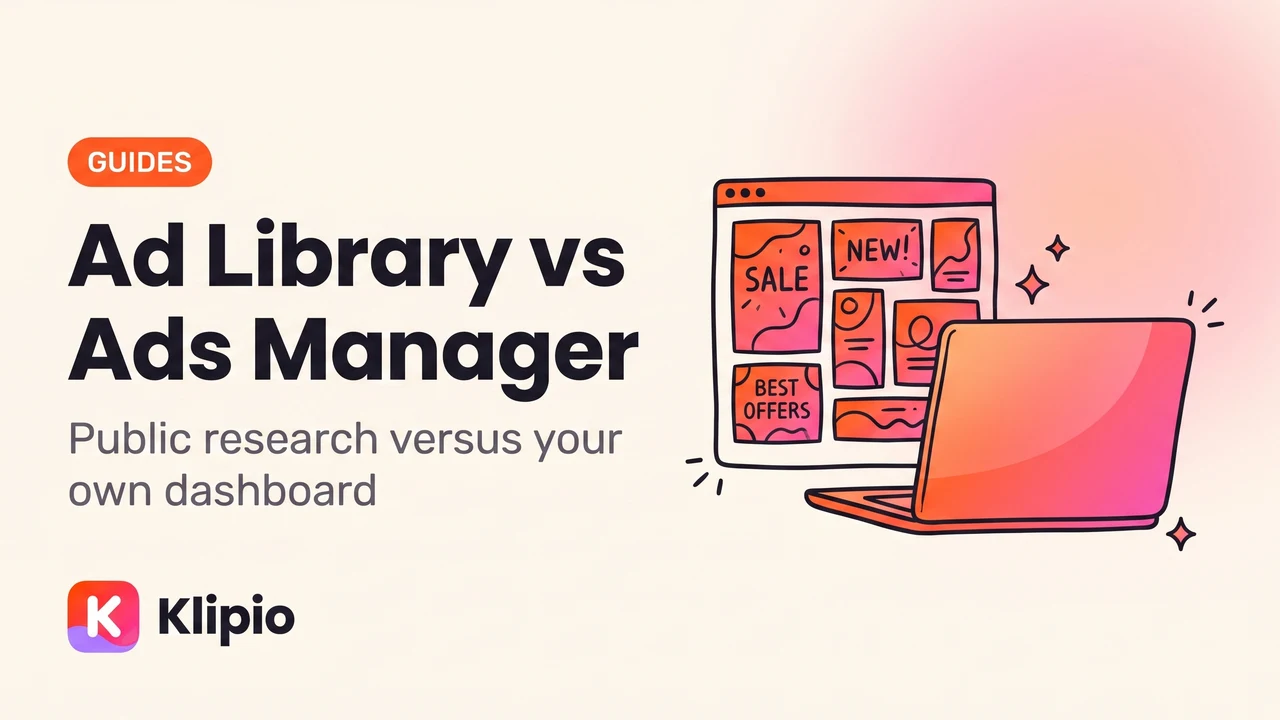 Meta Ad Library vs Ads Manager: What's the Difference?