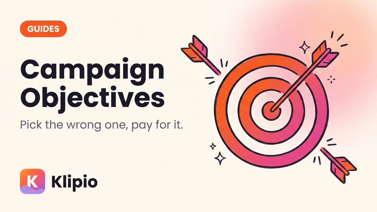 Meta Campaign Objectives Explained