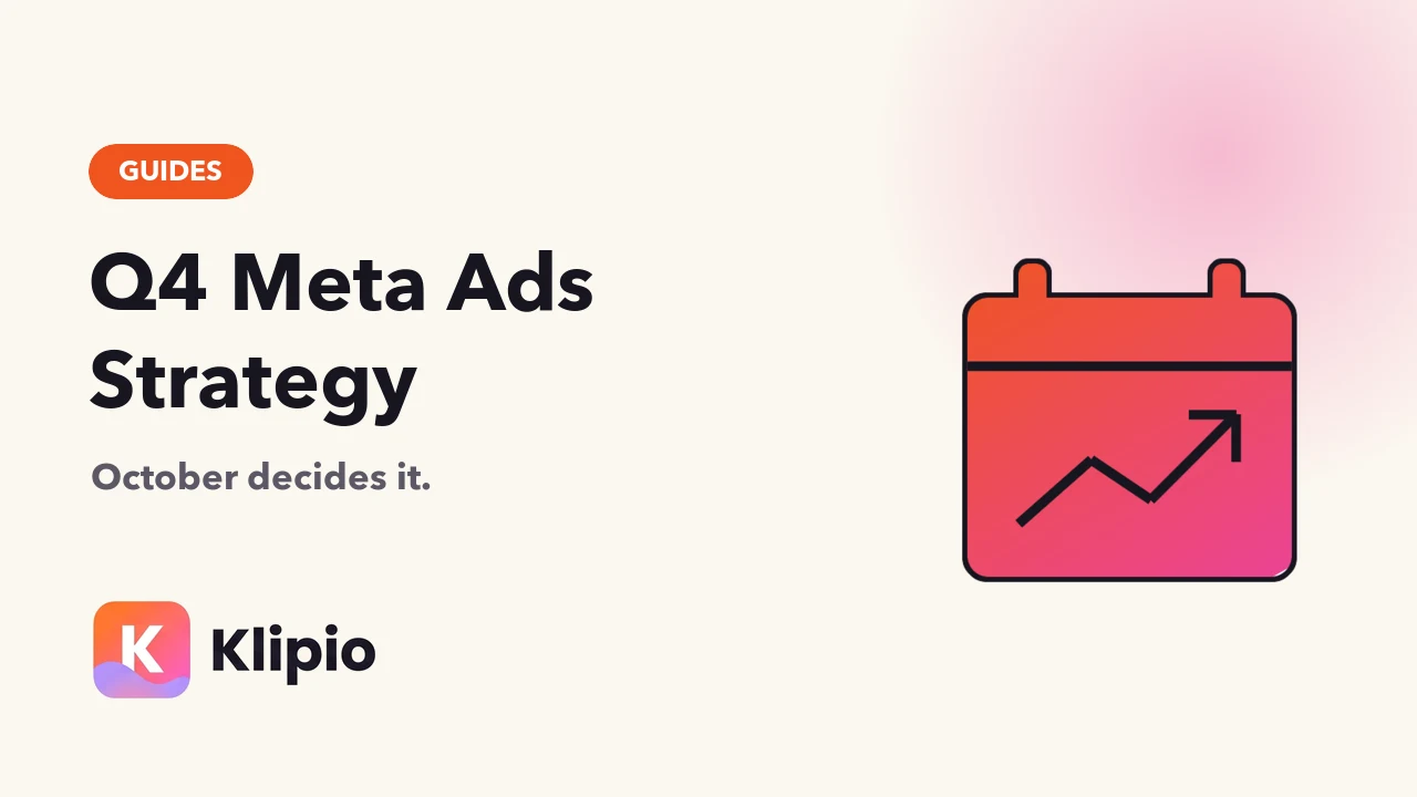 Q4 Facebook Ads Strategy: What to Do Before October