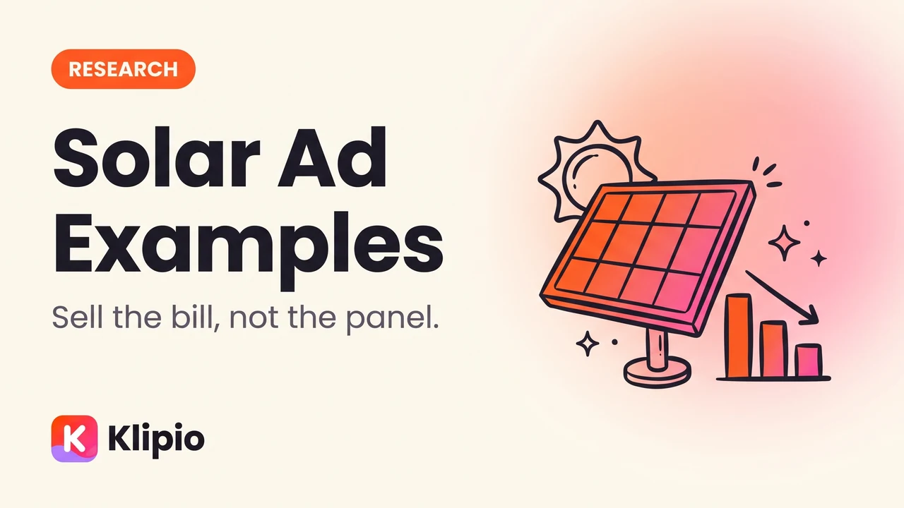 Solar Facebook Ad Examples That Actually Book Calls