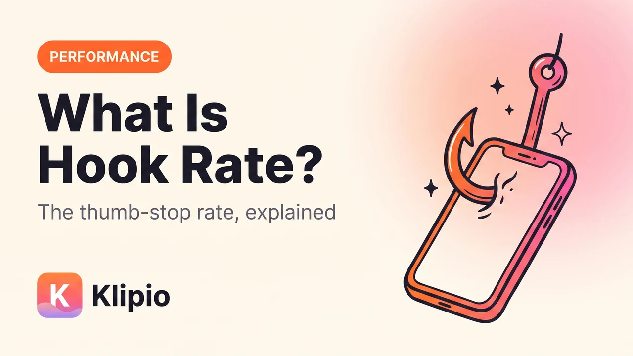 What Is Hook Rate (Thumb-Stop Rate) in Meta Ads?